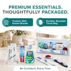 Bulk Toothbrushes and Toothpaste Travel Oral Hygiene Dental Kits (50 Pack)