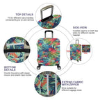 Travel Luggage Cover (Multicolored / S: Fit 19-20 Inch Luggage)