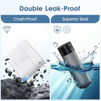 Travel Bottles TSA 4x2oz With Case Leak (White)