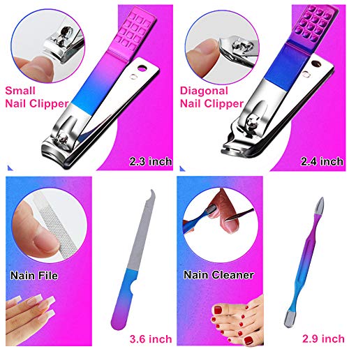 7pcs Manicure Set (Rainbow)