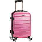 Melbourne Lightweight Expandable Hardside Spinner Wheel Luggage in Pink (Pink / Carry-On 20")