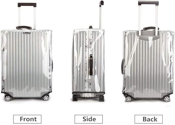 0.4mm Thick Transparent PVC Luggage Protector Cover Set, Waterproof TSA - Image 7