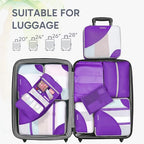 Packing Cubes for Travel (10 Purple)