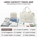 Travel Duffle Bag (Beige / Large-2 Pcs)