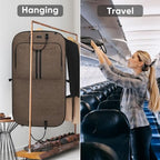 Garment Bags for Travel (Brown / 42")