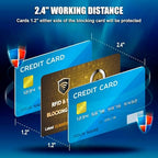 5 Pack RFID Blocking Card for Credit Debit ID Card (Golden PL)