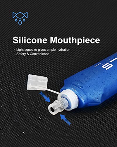 Soft Flask Collapsible 250ml BPA (250ml/8.45oz--Dark Blue)