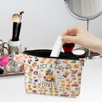 A Girl Loves Foxes Fox Gifts Fox Stuff Foxes Decor Cosmetic Bag Nurse Appreciation Graduation Christmas Birthday Gift Makeup Bag Funny Friendship Gifts for Women Best Friend Mom Teen Girls Sister (Girl Foxes 1133)