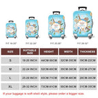 Travel Luggage Cover Suitcase Cover Protector Skins 18 (ocean / L (for 25--28 inch luggage))