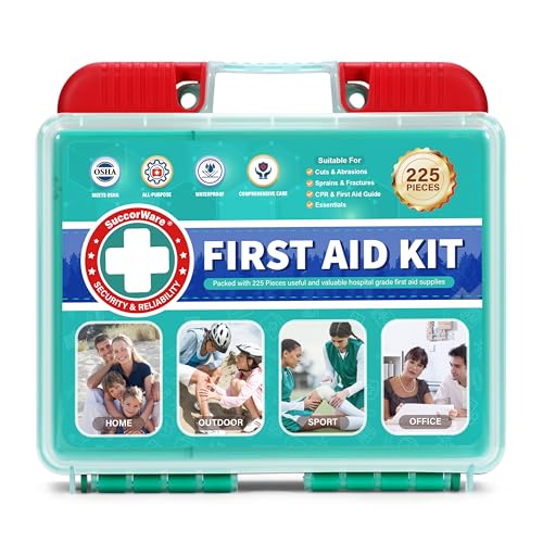 225 Pieces First Aid Kit