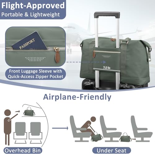 Women Travel Duffle Bags (Army Green / X-Large)