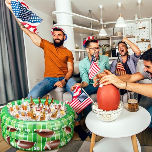 Inflatable Football Party Cooler (Green / Football)