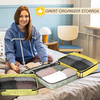 Packing Cubes for Suitcase Large Organizer Bags (Yellow / Large)