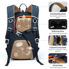 Hiking Backpack 30L Foldable Travel Daypack For Women Men (Navy Blue / 30L)