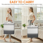 4 Pack Large Laundry Baskets (4 x 100L)