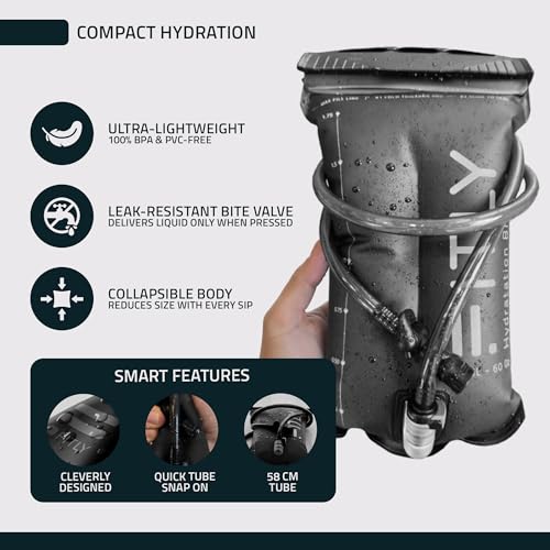 Soft Flask 57.48 oz (Black / 60 Ounces)
