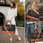 Weekender Bag for Women (Large / 4-Black)