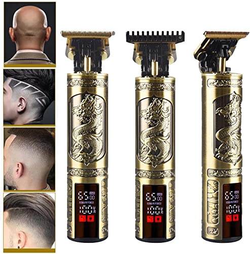 Hair Clippers for Mens Cordless Hair Trimmer T (Brown)