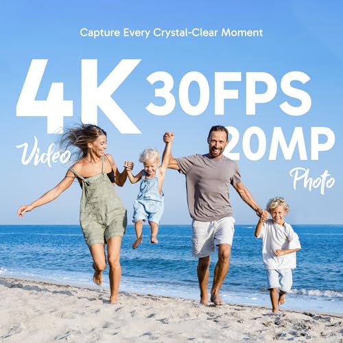Brave 4 Action Camera 4K30fps with 64GB Micro SD Card Bundle