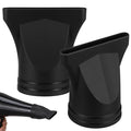 2pcs Hair Dryer Diffuser Nozzle Chi Blow Dryer Nozzle Flexible Nozzle Hair Dryer Nozzle Blow Diffuser Attachment Hair Dryer Diffuser Replacement Accessory Curly Volumizing Black