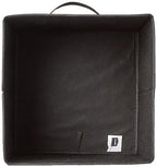 Collapsible Fabric Storage Cube Bins Organizer with Handles (Black / 13"x13"x13")