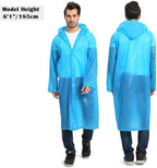 Opret 2 Pack Raincoats for Adults Reusable, EVA Rain Ponchos Lightweight Rain - Image 6