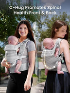 Baby Carrier Newborn to Toddler (Silver Grey)