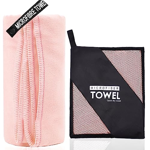 Microfiber Travel Towel (Pink / XXL:40"×72")