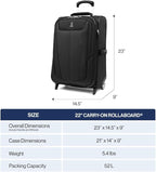 Travelpro Maxlite 5 Softside Expandable Upright 2 Wheel Carry on Luggage - Image 6