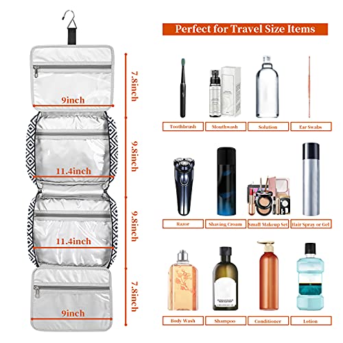 Hanging Travel Toiletry Bag (Plaid)