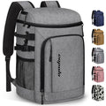 Cooler Backpack Insulated Leak Proof for Women Men Soft Cooler Bag (45 Cans / Grey)
