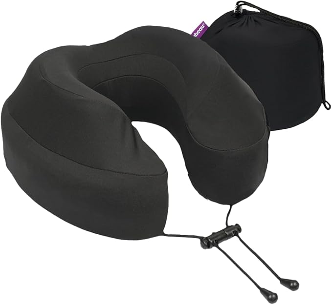 Cabeau Air Travel Pillow for Long Flights – Evolution Plus – U Shaped Memory by Cabeau