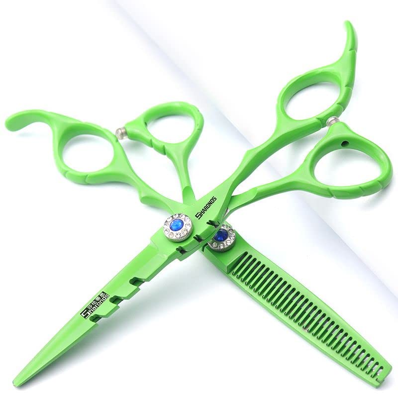6 Inch 440C High Hardness Stainless Steel Hair Scissors Hair Salon Hair Stylist Cutting Thinning Tool Barber Special