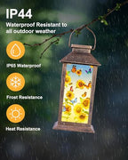 Solar Lanterns Outdoor Waterproof Garden Decor Birthday Gifts for Women Mom Grandma Sister
