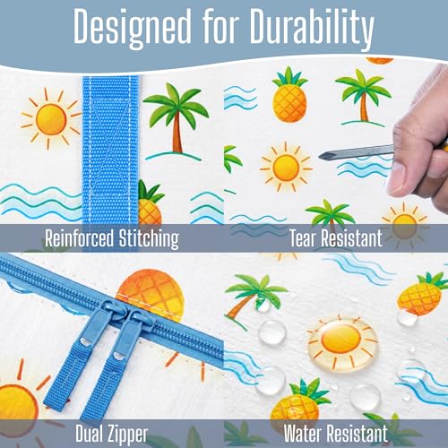 10 Pack Heavy Duty Moving Bags (10 Pack / Tropical Island)
