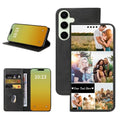 Custom Wallet Phone Case for Samsung Galaxy S25 Plus (Galaxy S25 Plus / Black-D)