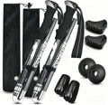 Hiking Poles Collapsible (Grey（110-130cm）)