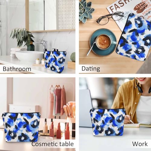 Leopard Print Makeup Bag For Women (9 x 7.1 inch / Leopard Print)