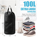 Laundry Bag Backpack (2Pack / Black)