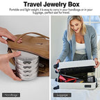 Travel Jewelry Case Box (Silver)