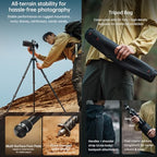 FALCAM TreeRoot F38 Quick Lock Lite Carbon Fiber Tripod with Ball Head (T00A4903)