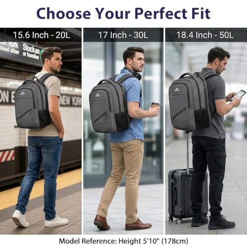 Laptop Backpack 15.6 Inch (Grey / 15.6 Inch)