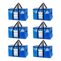 6 Pack Blue Extra Large Moving Bags (Blue / 6 Large)