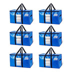 6 Pack Blue Extra Large Moving Bags (Blue / 6 Large)