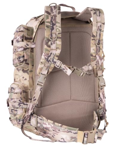 Large Tactical Backpack Bag For Hiking (Camo)