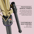 Pro Artist 24K Gold Marcel Iron (1/2 Inch BARREL)