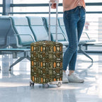 Travel Luggage Cover Suitcase Protector Fits 18 (Wilderness Mark / S)