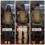 35L Tactical Backpack for Men (Khaki)