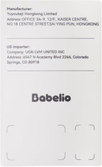 Babelio White Noise Sound Machine, Night Light, Mini and Portable, 15 - Image 10