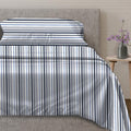 100% Egyptian Cotton Twin Size Sheet Set (Twin / 20 - Variegated Blue)